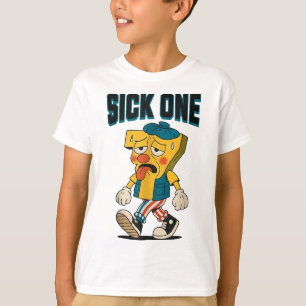 Sick Seven 67 Halloween kostuum leuke woordspeling T-shirt