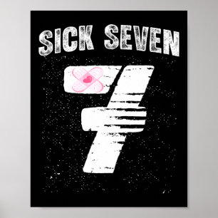 Sick Seven 67 Halloween kostuum Poster