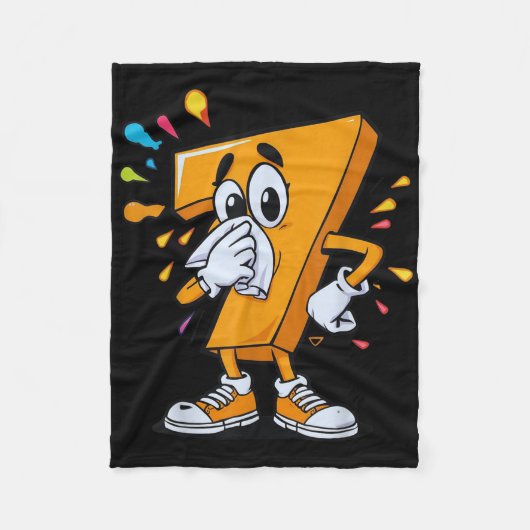 Sick Seven 67 Meme Halloween Costume For Fans Fleece Deken (Voorkant)