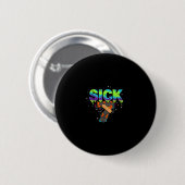 Sick Seven Meme Graffiti Drip Fun Wordplay  Ronde Button 5,7 Cm (Voorkant /achterkant)