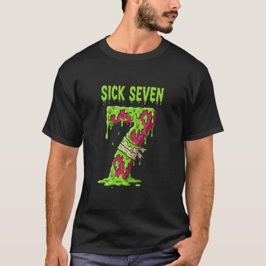 Sick Seven Meme Shirt Six Seven Funny Wordplay Dri (Voorkant)