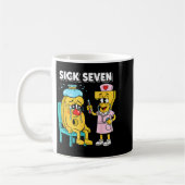 Sick Seven Meme Six Seven Sick 7 Funny Nurse Women Koffiemok (Links)
