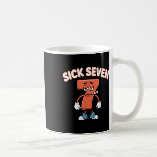 Sick Seven Meme Tee Six Seven Fun Wordplay _2  Koffiemok (Rechts)
