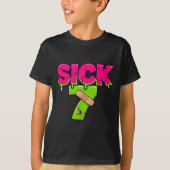 Sick Seven Meme Tee Six Seven Fun Wordplay Drip  T-shirt (Voorkant)