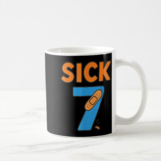Sick Seven Meme Tee Six Seven Fun Wordplay  Koffiemok (Rechts)