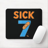 Sick Seven Meme Tee Six Seven Fun Wordplay  Muismat (Met muis)