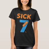Sick Seven Meme Tee Six Seven Fun Wordplay  T-shirt (Voorkant)