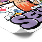 Sick Seven Six Seven 6 7 Funny 67 Gen Alpha Slang Poster (Hoek)
