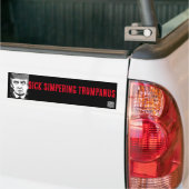 SICK SIMPERING TRUMPANUS BUMPERSTICKER (Op Truck)