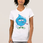 Sick Water Drop Womens T-Shirt (Voorkant)