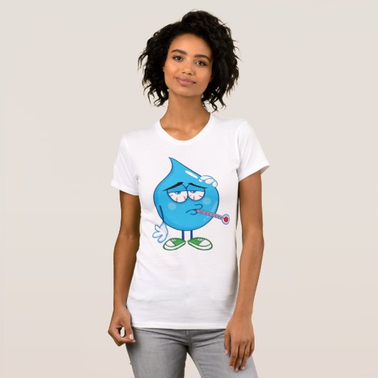 Sick Water Drop Womens T-Shirt (Voorkant volledig)