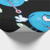 Sick Water Drop Wrapping Paper Cadeaupapier