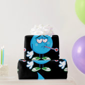 Sick Water Drop Wrapping Paper Cadeaupapier