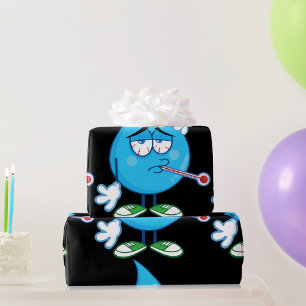 Sick Water Drop Wrapping Paper Cadeaupapier