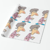 Sick Woman Cadeaupapier (Uitgerold)