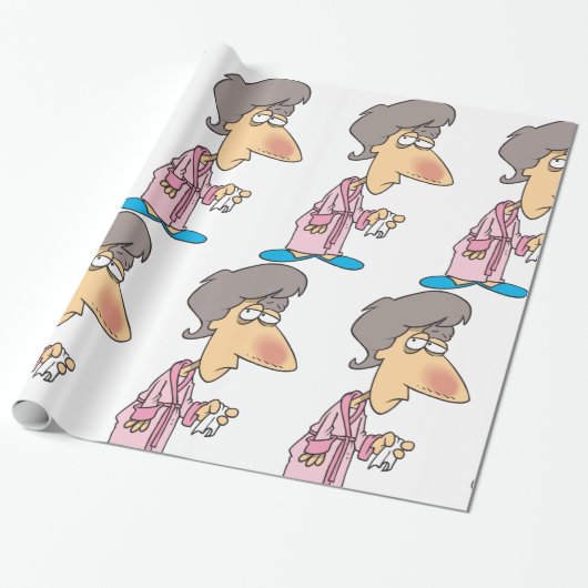 Sick Woman Cadeaupapier (Uitgerold)