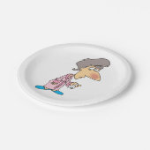 Sick Woman Papieren Bordje (Gekanteld)