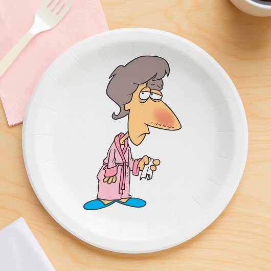 Sick Woman Papieren Bordje