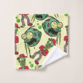 Sick Zombie Pattern Bad Handdoek (Wasdoekje)
