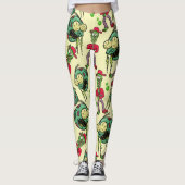 Sick Zombie Pattern Leggings (Voorkant)