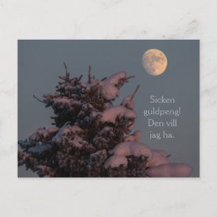 Sicken guldpeng! Grantrollet och månen CC0831 Briefkaart