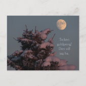 Sicken guldpeng! Grantrollet och månen CC0831 Briefkaart (Voorkant)