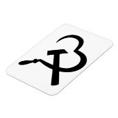 Sickle And Hammer, Heart, Love, Communism Magneet (Linkerzijde)