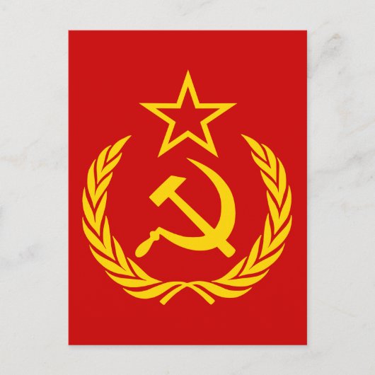 Sickle And Hammer, USSR, CCCP, Communism Briefkaart (Voorkant)