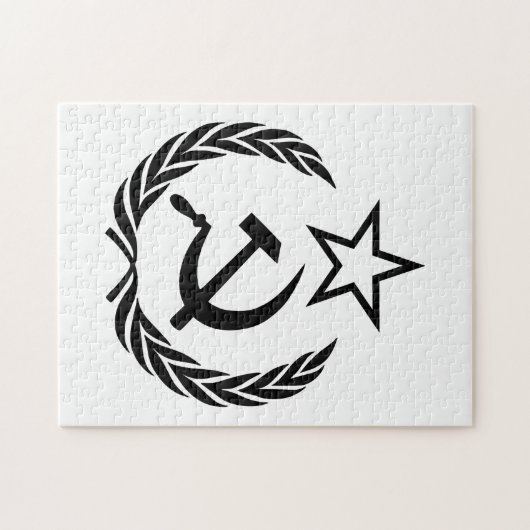 Sickle And Hammer, USSR, CCCP, Communism Legpuzzel (Horizontaal)