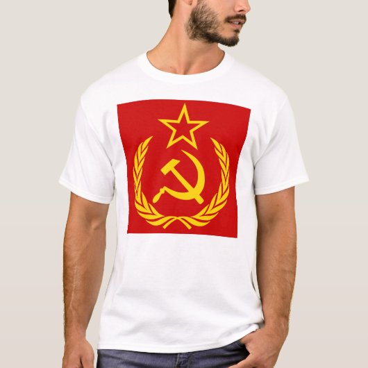 Sickle And Hammer, USSR, CCCP, Communism T-shirt (Voorkant)