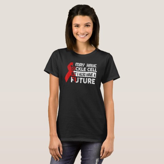 Sickle Cell Anemia Awareness Sickle Cell Warrior T-shirt (Voorkant volledig)