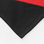 Sickle Cell Anemia Awareness Walk Supporter Ribbon Fleece Deken (Hoek)