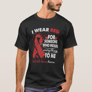 Sickle Cell Anemia Awareness Warrior Support Gifte T-shirt