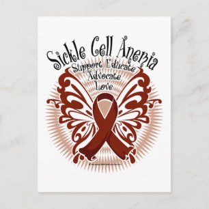 Sickle Cell Anemia Butterfly 3 Briefkaart