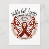 Sickle Cell Anemia Butterfly 3 Briefkaart (Voorkant)