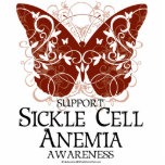 Sickle Cell Anemia Butterfly Staand Fotobeeldje<br><div class="desc">Sickle Cell Anemia Butterfly</div>