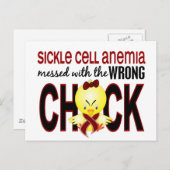 Sickle Cell Anemia overspoeld met verkeerde keuze Briefkaart (Voorkant / Achterkant)