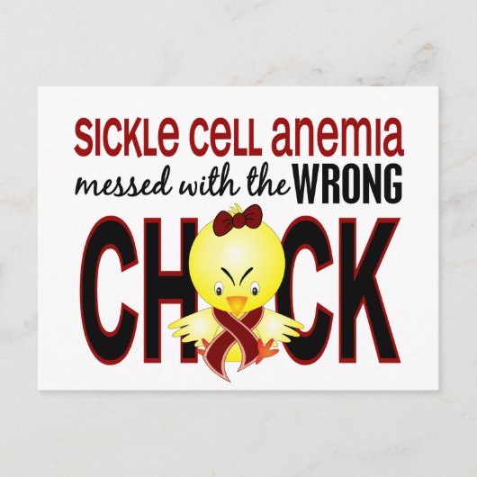 Sickle Cell Anemia overspoeld met verkeerde keuze Briefkaart (Voorkant)