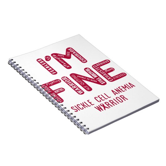 Sickle Cell Anemia Warrior - IK BEN FINE Notitieboek (Rechterzijde)