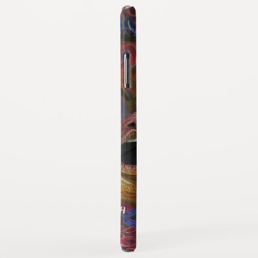 Sickle Cell Art DNA Case-Mate iPhone Case (Achterkant/rechts)