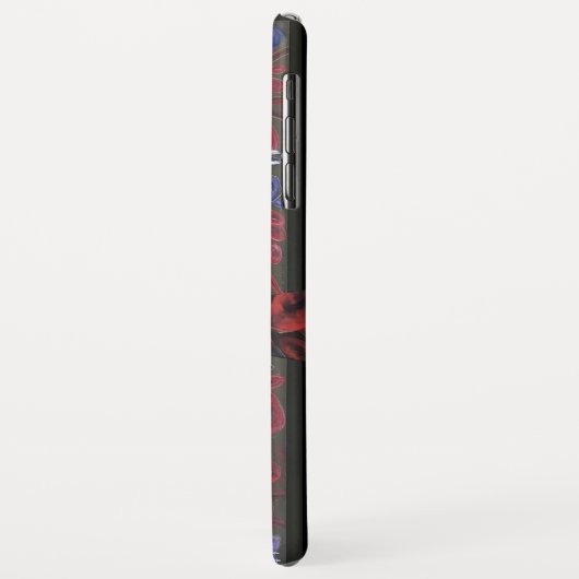 Sickle Cell Art DNA Case-Mate iPhone Case (Achterkant/links)