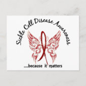 Sickle Cell Disease Butterfly 6.1 Briefkaart (Voorkant)