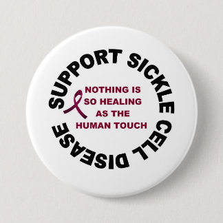 Sickle Cell Healing en Support Ronde Button 7,6 Cm