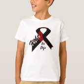 Sickle Cell Ribbon - Aangepaste jeugd T-shirt (Voorkant)