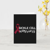Sickle Cell Warrior - Bewustmakingsmaand Bourgogne Kaart (Gele Bloem)