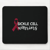 Sickle Cell Warrior - Bewustmakingsmaand Bourgogne Muismat (Voorkant)