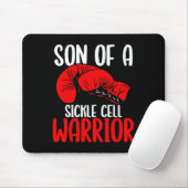 Sickle Cell Warrior Bewustzijnsbeweging RIBB Muismat (Met muis)