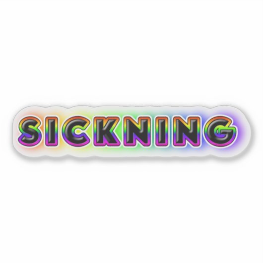 Sickning Sticker (Voorkant)