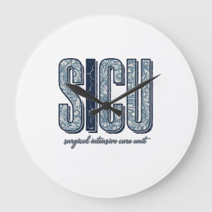 SICU Chirurgische Intensive Care Unit Vintage T-sh Grote Klok