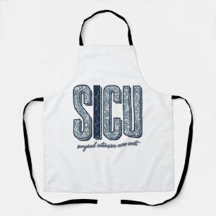 SICU Chirurgische Intensive Care Unit Vintage T-sh Schort
